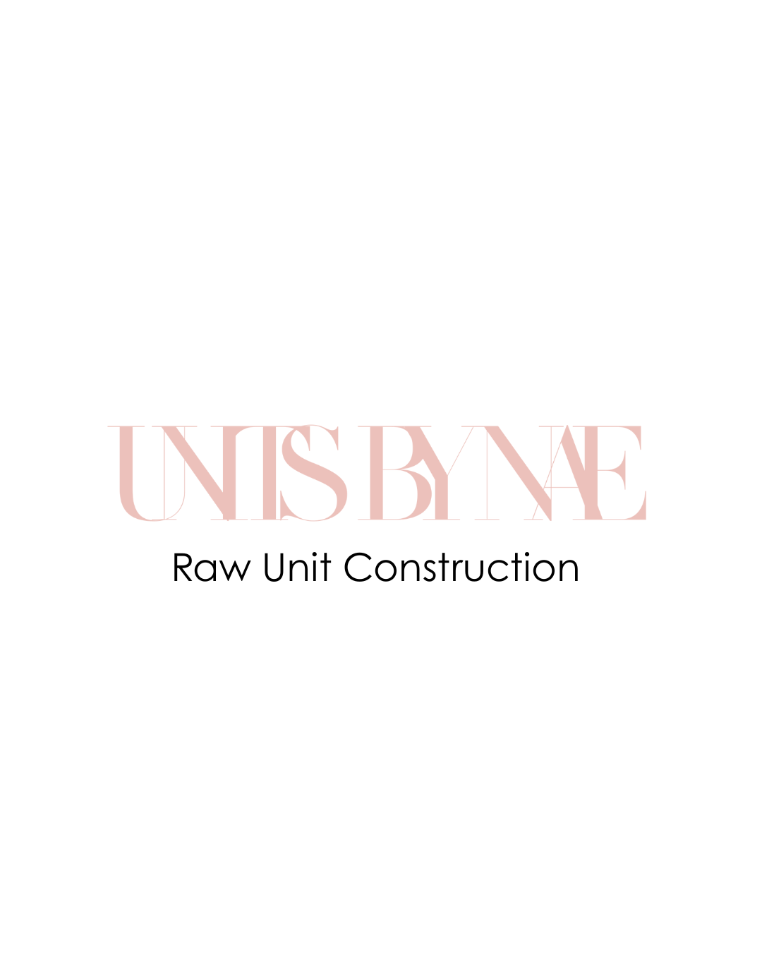Raw Hair Unit Construction