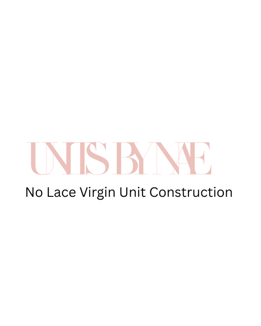 No Lace Virgin Hair Unit Construction