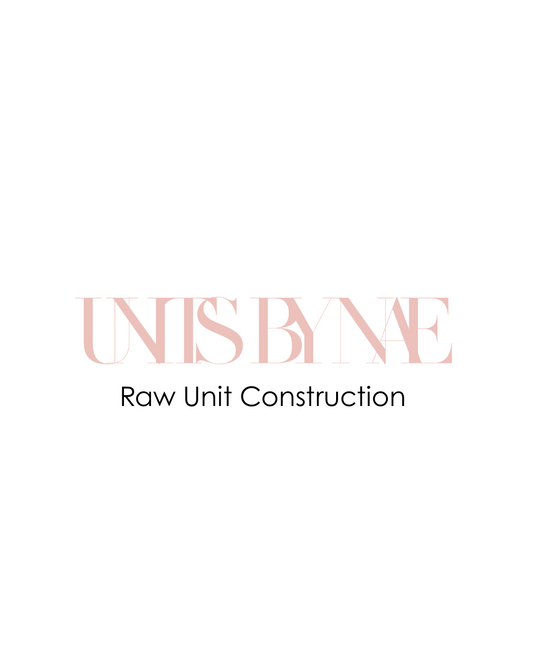 Raw Hair Unit Construction